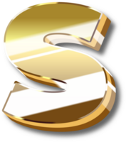 Gold Alphabet Letter and Number png