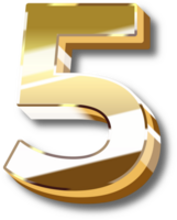 Gold Alphabet Letter and Number png