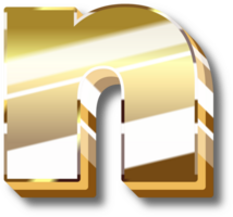 oro alfabeto lettera e numero png