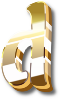 Gold Alphabet Brief und Nummer png