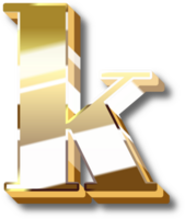 Gold Alphabet Letter and Number png