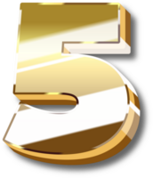 Gold Alphabet Letter and Number png