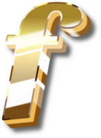 oro alfabeto lettera e numero png