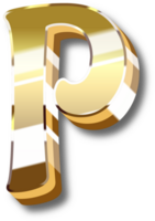 Gold Alphabet Letter and Number png