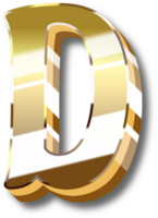 Gold Alphabet Letter and Number png