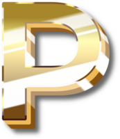 Gold Alphabet Letter and Number png