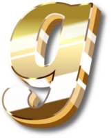 Gold Alphabet Letter and Number png