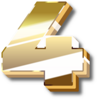 oro alfabeto lettera e numero png