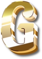 Gold Alphabet Letter and Number png