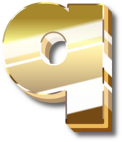 Gold Alphabet Brief und Nummer png