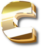 Gold Alphabet Letter and Number png