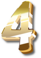 Gold Alphabet Letter and Number png