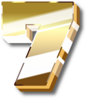 oro alfabeto letra y número png