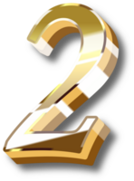 Gold Alphabet Letter and Number png