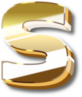 Gold Alphabet Letter and Number png