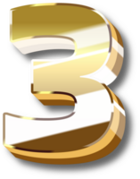 Gold Alphabet Letter and Number png