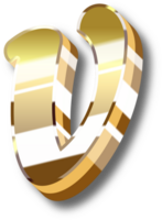 Gold Alphabet Letter and Number png