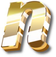 oro alfabeto letra y número png