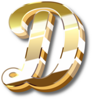 Gold Alphabet Letter and Number png