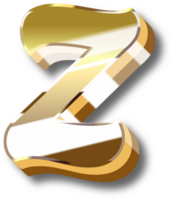 Gold Alphabet Letter and Number png