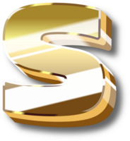 Gold Alphabet Letter and Number png