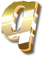 Gold Alphabet Brief und Nummer png