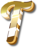 Gold Alphabet Brief und Nummer png