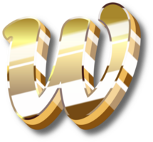 Gold Alphabet Letter and Number png