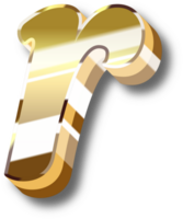 Gold Alphabet Letter and Number png