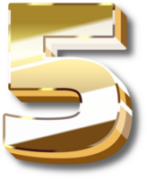 Gold Alphabet Letter and Number png