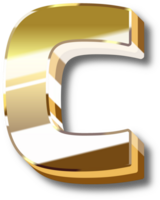 Gold Alphabet Letter and Number png