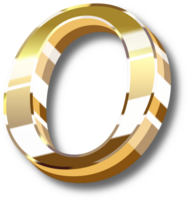 oro alfabeto letra y número png