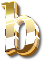 Gold Alphabet Letter and Number png