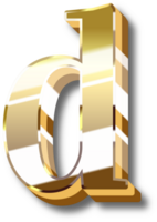 Gold Alphabet Letter and Number png