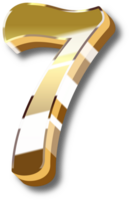 Gold Alphabet Letter and Number png