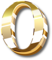 oro alfabeto lettera e numero png