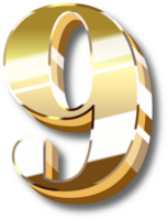 Gold Alphabet Letter and Number png