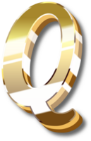 Gold Alphabet Letter and Number png