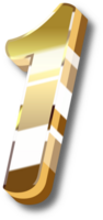 oro alfabeto lettera e numero png