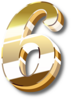 Gold Alphabet Letter and Number png