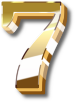 Gold Alphabet Letter and Number png