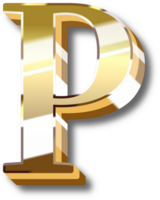 Gold Alphabet Letter and Number png