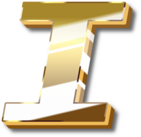 Gold Alphabet Letter and Number png