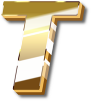 Gold Alphabet Letter and Number png