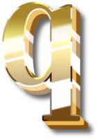 Gold Alphabet Letter and Number png