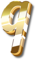 Gold Alphabet Letter and Number png