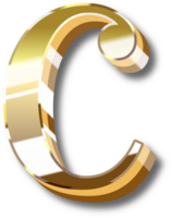 Gold Alphabet Letter and Number png