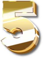 Gold Alphabet Letter and Number png