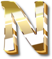 Gold Alphabet Letter and Number png