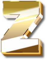 Gold Alphabet Letter and Number png